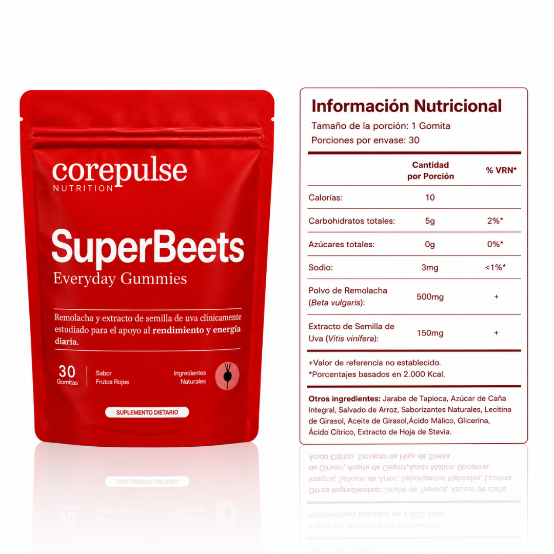 SuperBeets Gummies | El secreto para rendir más, naturalmente.