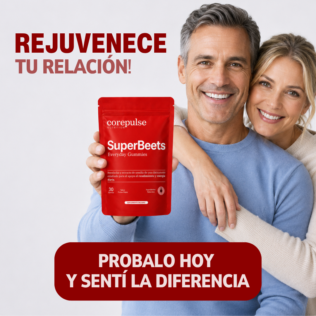 SuperBeets Gummies | El secreto para rendir más, naturalmente.