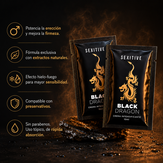 Crema Intensificante Black Dragon CorePulse — Potencia, sensibilidad e intensidad